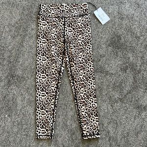 NWT Zyia Leopard Brilliant Scrunchy what Hi- ride leggings size 6-8